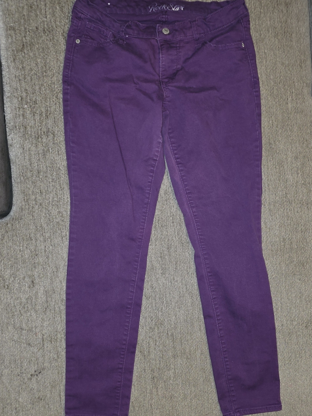 Old Navy Rockstar Purple Skinny Jeans Size 10